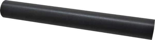 Made in USA - 1' Long, 1-1/2" Diam, Nylon 6/6 Plastic Rod - Black - Industrial Tool & Supply