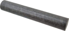 Made in USA - 1' Long, 2" Diam, Nylon 6/6 Plastic Rod - Black - Industrial Tool & Supply