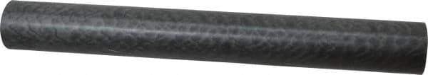 Made in USA - 1' Long, 1-1/2" Diam, Nylon 6/6 (MDS-Filled) Plastic Rod - Black - Industrial Tool & Supply