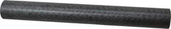 Made in USA - 1' Long, 1-1/2" Diam, Nylon 6/6 (MDS-Filled) Plastic Rod - Black - Industrial Tool & Supply