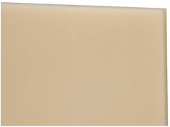 Made in USA - 2' x 1' x 2-1/2" Natural (Color) Nylon 6/6 Sheet - Industrial Tool & Supply