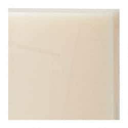 Made in USA - 1-1/2" Thick x 12" Wide x 2' Long, Nylon 6/6 Sheet - Natural - Industrial Tool & Supply