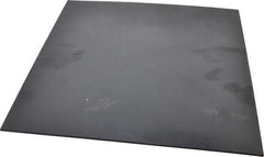 Made in USA - 1/8" Thick x 12" Wide x 1' Long, Nylon 6/6 Sheet - Black - Industrial Tool & Supply