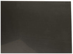 Made in USA - 1/32" Thick x 12" Wide x 2' Long, Nylon 6/6 (MDS-Filled) Sheet - Black - Industrial Tool & Supply