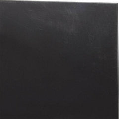 Made in USA - 3/32" Thick x 12" Wide x 1' Long, Nylon 6/6 (MDS-Filled) Sheet - Black - Industrial Tool & Supply
