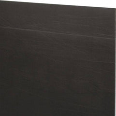 Made in USA - 1/8" Thick x 12" Wide x 1' Long, Nylon 6/6 (MDS-Filled) Sheet - Black - Industrial Tool & Supply