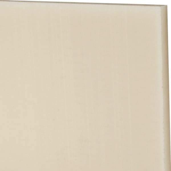 Made in USA - 3/8" Thick x 12" Wide x 1' Long, Nylon 6/6 (MDS-Filled) Sheet - Black - Industrial Tool & Supply