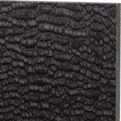 Made in USA - 1/2" Thick x 12" Wide x 1' Long, Nylon 6/6 (MDS-Filled) Sheet - Black - Industrial Tool & Supply