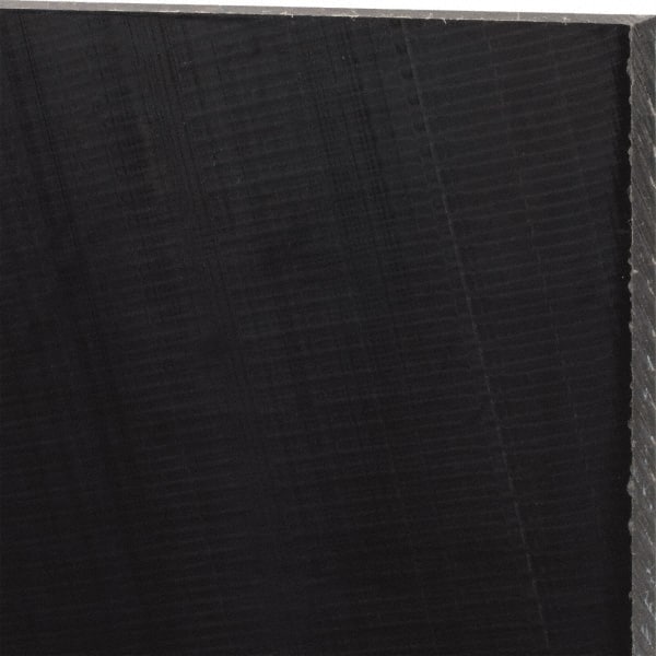 Made in USA - 2' x 24" x 1/2" Black Nylon 6/6 (MDS-Filled) Sheet - Industrial Tool & Supply