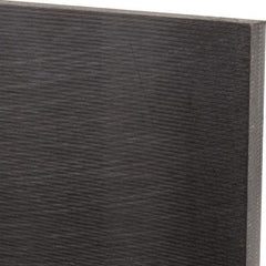 Made in USA - 3/4" Thick x 12" Wide x 2' Long, Nylon 6/6 (MDS-Filled) Sheet - Black - Industrial Tool & Supply