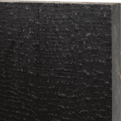 Made in USA - 1" Thick x 12" Wide x 1' Long, Nylon 6/6 (MDS-Filled) Sheet - Black - Industrial Tool & Supply