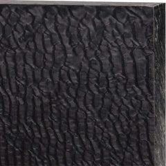 Made in USA - 1" Thick x 24" Wide x 2' Long, Nylon 6/6 (MDS-Filled) Sheet - Black - Industrial Tool & Supply
