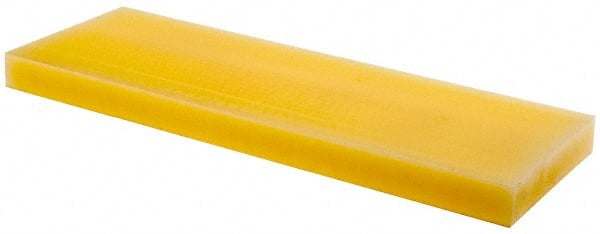 Made in USA - 1' x 4" x 3/4" Natural (Color) Nylon 6/6 Rectangular Bar - Industrial Tool & Supply
