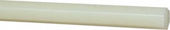 Made in USA - 4' x 3/8" Natural (Color) Nylon 6/6 Hexagonal Bar - Industrial Tool & Supply