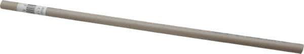 Made in USA - 1' Long, 3/8" Diam, PEEK Plastic Rod - Thermoplastic - Industrial Tool & Supply