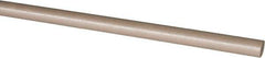 Made in USA - 4' Long, 3/8" Diam, PEEK Plastic Rod - Thermoplastic - Industrial Tool & Supply