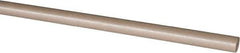 Made in USA - 8' Long, 3/8" Diam, PEEK Plastic Rod - Thermoplastic - Industrial Tool & Supply
