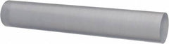 Made in USA - 1' Long, 2" Diam, Polycarbonate Plastic Rod - Clear - Industrial Tool & Supply