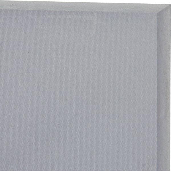 Made in USA - 2" Thick x 12" Wide x 1' Long, Polycarbonate Sheet - Clear - Industrial Tool & Supply