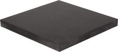 Made in USA - 1" Thick x 24" Wide x 2' Long, Polycarbonate Sheet - Black - Industrial Tool & Supply