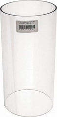 Made in USA - 6 Inch Outside Diameter x 1 Ft. Long, Plastic Round Tube - Polycarbonate - Industrial Tool & Supply