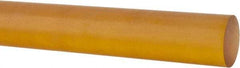Made in USA - 4' Long, 3/8" Diam, Polyetherimide (PEI) Plastic Rod - Natural (Color) - Industrial Tool & Supply