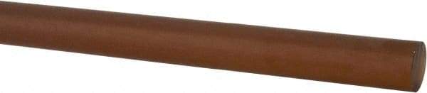 Made in USA - 8' Long, 1/2" Diam, Polyetherimide (PEI) Plastic Rod - Natural (Color) - Industrial Tool & Supply