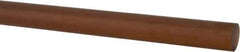 Made in USA - 8' Long, 1/2" Diam, Polyetherimide (PEI) Plastic Rod - Natural (Color) - Industrial Tool & Supply