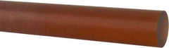 Made in USA - 1' Long, 1-1/4" Diam, Polyetherimide (PEI) Plastic Rod - Natural (Color) - Industrial Tool & Supply