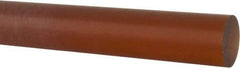 Made in USA - 1' Long, 1-1/2" Diam, Polyetherimide (PEI) Plastic Rod - Natural (Color) - Industrial Tool & Supply