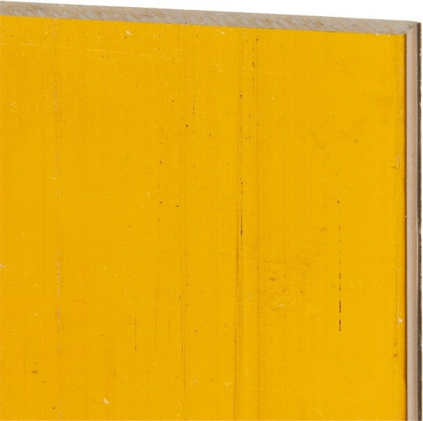 Made in USA - 1' x 12" x 1" Natural (Color) Polyetherimide (PEI) Sheet - Industrial Tool & Supply