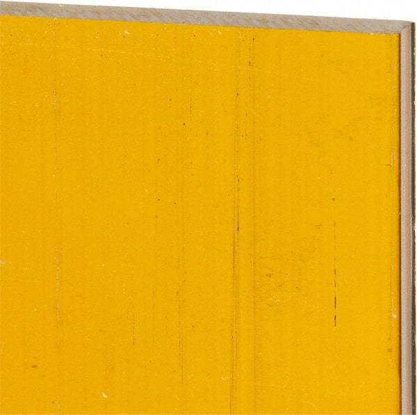 Made in USA - 1/4" Thick x 12" Wide x 2' Long, Polyetherimide (PEI) Sheet - Natural - Industrial Tool & Supply