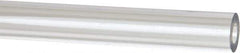 Made in USA - 5/8 Inch Outside Diameter x 6 Ft. Long, Plastic Round Tube - Cellulose Acetate Butyrate - Industrial Tool & Supply