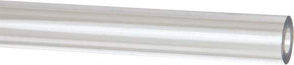 Made in USA - 1-1/4 Inch Outside Diameter x 6 Ft. Long, Plastic Round Tube - Cellulose Acetate Butyrate - Industrial Tool & Supply