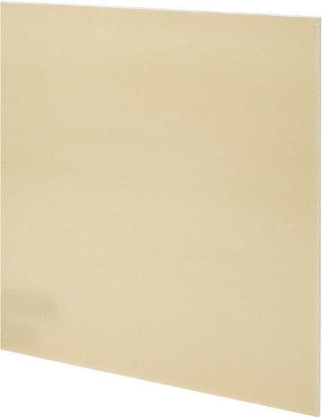 Made in USA - 3/16" Thick x 12" Wide x 1' Long, Epoxyglass Laminate (G10/F4) Sheet - Mustard Yellow, ±0.019 Tolerance - Industrial Tool & Supply
