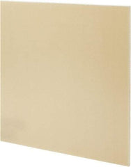 Made in USA - 1/4" Thick x 12" Wide x 1' Long, Epoxyglass Laminate (G10/F4) Sheet - Mustard Yellow, ±0.022 Tolerance - Industrial Tool & Supply