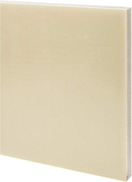 Made in USA - 1" Thick x 12" Wide x 1' Long, Epoxyglass Laminate (G10/F4) Sheet - Mustard Yellow, ±0.049 Tolerance - Industrial Tool & Supply