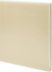 Made in USA - 1" Thick x 12" Wide x 1' Long, Epoxyglass Laminate (G10/F4) Sheet - Mustard Yellow, ±0.049 Tolerance - Industrial Tool & Supply
