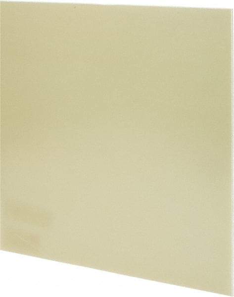 Made in USA - 1/8" Thick x 12" Wide x 2' Long, Epoxyglass Laminate (G10/F4) Sheet - Mustard Yellow, ±0.012 Tolerance - Industrial Tool & Supply