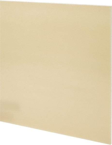 Made in USA - 3/16" Thick x 12" Wide x 2' Long, Epoxyglass Laminate (G10/F4) Sheet - Mustard Yellow, ±0.019 Tolerance - Industrial Tool & Supply