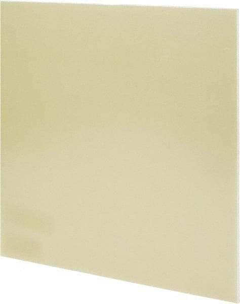 Made in USA - 1/8" Thick x 24" Wide x 3' Long, Epoxyglass Laminate (G10/F4) Sheet - Mustard Yellow, ±0.012 Tolerance - Industrial Tool & Supply