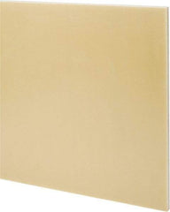 Made in USA - 3/8" Thick x 24" Wide x 3' Long, Epoxyglass Laminate (G10/F4) Sheet - Mustard Yellow, ±0.030 Tolerance - Industrial Tool & Supply