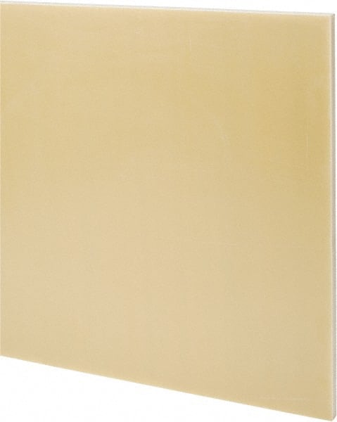 Made in USA - 4' x 36" x 3/8" Mustard Yellow Epoxyglass Laminate (G10/F4) Sheet - Industrial Tool & Supply