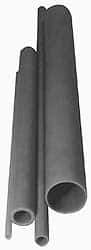 Made in USA - 1.186 Inch Outside Diameter x Plastic Round Tube - Canvas Phenolic Laminate (C/CE) - Industrial Tool & Supply