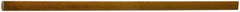 Made in USA - 4' Long, 2" Diam, Polyurethane Plastic Rod - 30A Hardness, Black - Industrial Tool & Supply