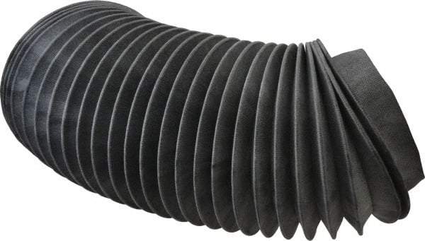 Made in USA - 24 Inch Long, 0.04 Inch Thick, Nylon Airtight Molded Bellows - 4-1/2 Inch Inside Diameter - Industrial Tool & Supply