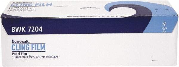 Boardwalk - PVC Food Wrap Film, 18" x 2,000' Roll - Use with Food Protection - Industrial Tool & Supply