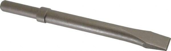 PRO-SOURCE - 25" Head Width, 10.2" OAL, 0" Shank Diam, Flat Chisel - Round Shank, Alloy Steel - Industrial Tool & Supply