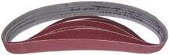 PRO-SOURCE - 1/2" Wide x 24" OAL, 120 Grit, Aluminum Oxide Abrasive Belt - Aluminum Oxide, Fine, Coated - Industrial Tool & Supply