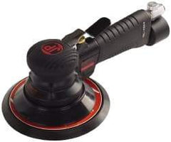PRO-SOURCE - 12,000 RPM, 3 CFM Air Consumption, Air Orbital Sander - Round Pad, 1/4 NPT Inlet - Industrial Tool & Supply